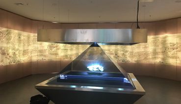 360全息柜展示